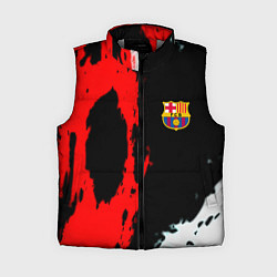 Женский жилет Barcelona fc краски спорт, цвет: 3D-светло-серый