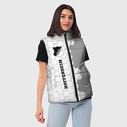 Женский жилет Hoffenheim sport на светлом фоне по-вертикали, цвет: 3D-черный — фото 2