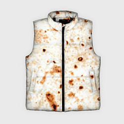 Женский жилет Текстура светлого лаваша, цвет: 3D-черный