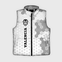 Женский жилет Valencia sport на светлом фоне по-вертикали, цвет: 3D-черный