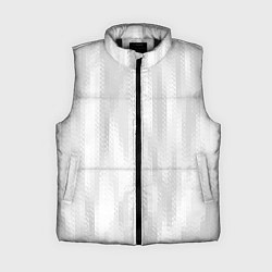 Женский жилет Светлый серый абстрактные полосы, цвет: 3D-черный