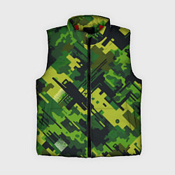 Женский жилет Camouflage - pattern ai art, цвет: 3D-красный