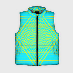 Женский жилет Трансформация контурных треугольников