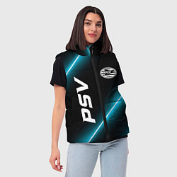 Женский жилет PSV неоновые лампы, цвет: 3D-черный — фото 2