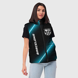 Женский жилет Barcelona неоновые лампы, цвет: 3D-черный — фото 2