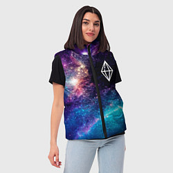 Женский жилет The Sims space game, цвет: 3D-черный — фото 2