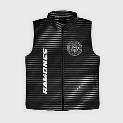 Женский жилет Ramones metal rock lines