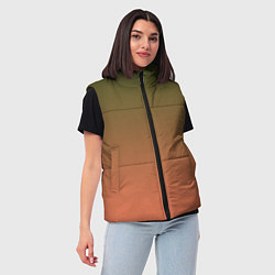Женский жилет Абстрактный градиент, цвет: 3D-красный — фото 2