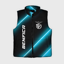 Женский жилет Benfica неоновые лампы, цвет: 3D-черный