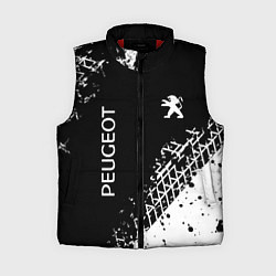Женский жилет Пежо: следы от шин, цвет: 3D-красный