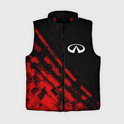 Женский жилет Infiniti sport grunge, цвет: 3D-красный