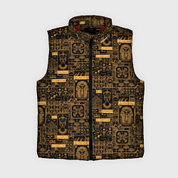Женский жилет Египетский орнамент - паттерн, цвет: 3D-красный