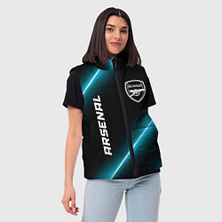 Женский жилет Arsenal неоновые лампы, цвет: 3D-черный — фото 2