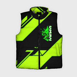 Женский жилет Киберпанк кислотная геометрия, цвет: 3D-светло-серый
