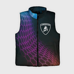Женский жилет Lamborghini neon hexagon