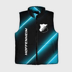Женский жилет Hoffenheim неоновые лампы, цвет: 3D-черный