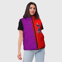 Женский жилет Tottenham fc geometry, цвет: 3D-светло-серый — фото 2