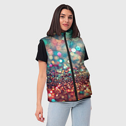 Женский жилет Блестяшки боке, цвет: 3D-красный — фото 2