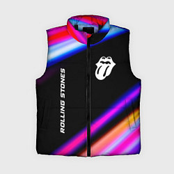 Женский жилет Rolling Stones neon rock lights