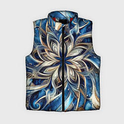 Женский жилет Джинса и цветочный орнамент - нейросеть, цвет: 3D-красный