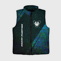 Женский жилет Poppy Playtime glitch blue