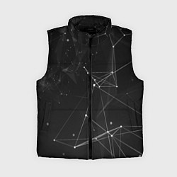 Женский жилет Плексус чёрный, цвет: 3D-черный