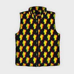 Женский жилет Billie Eilish glitch pattern