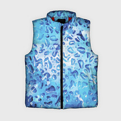 Женский жилет Абстракция паттерн воды и неба, цвет: 3D-красный