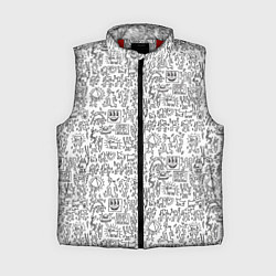 Женский жилет Человечки и пришельцы, цвет: 3D-красный