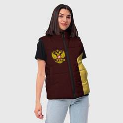 Женский жилет Россия ретро стиль, цвет: 3D-светло-серый — фото 2