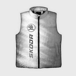 Женский жилет Skoda - white gradient по-вертикали, цвет: 3D-черный