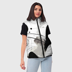 Женский жилет Нейросеть создала пейзаж, цвет: 3D-светло-серый — фото 2