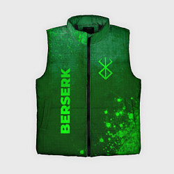 Женский жилет Berserk - green gradient вертикально