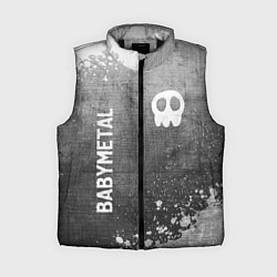 Женский жилет Babymetal - grey gradient вертикально