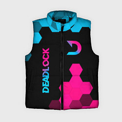 Женский жилет Deadlock - neon gradient вертикально, цвет: 3D-черный