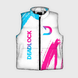 Женский жилет Deadlock neon gradient style вертикально, цвет: 3D-черный