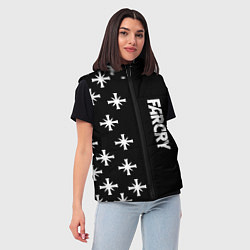 Женский жилет Farcry текстура знаки, цвет: 3D-красный — фото 2