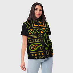 Женский жилет Abstract ethnic theme, цвет: 3D-светло-серый — фото 2