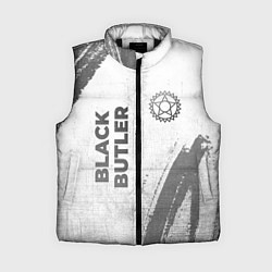 Женский жилет Black Butler - white gradient вертикально