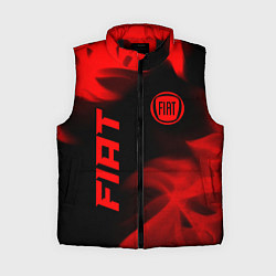 Женский жилет Fiat - red gradient вертикально