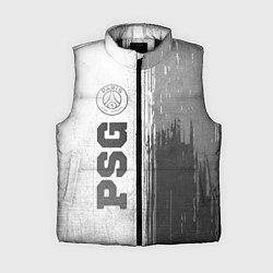 Женский жилет PSG - white gradient по-вертикали, цвет: 3D-черный