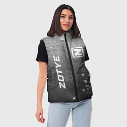 Женский жилет Zotye - grey gradient вертикально, цвет: 3D-черный — фото 2