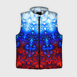 Женский жилет Душа моя Россия 1, цвет: 3D-светло-серый