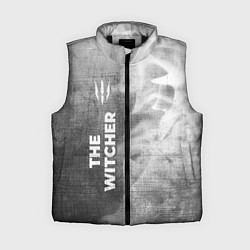 Женский жилет The Witcher - grey gradient по-вертикали, цвет: 3D-черный