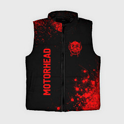 Женский жилет Motorhead - red gradient вертикально, цвет: 3D-черный