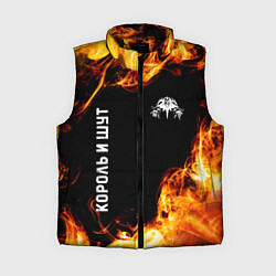 Женский жилет Король и Шут и пылающий огонь