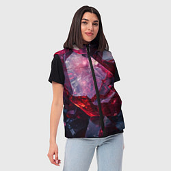 Женский жилет Драгоценный минерал, цвет: 3D-светло-серый — фото 2