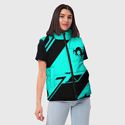 Женский жилет Deathstranding geometry, цвет: 3D-красный — фото 2