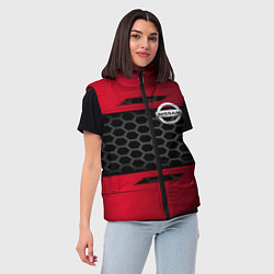 Женский жилет Nissan auto steel, цвет: 3D-светло-серый — фото 2