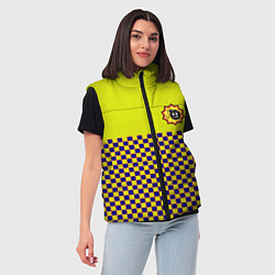 Женский жилет Serious Sam pattern, цвет: 3D-черный — фото 2